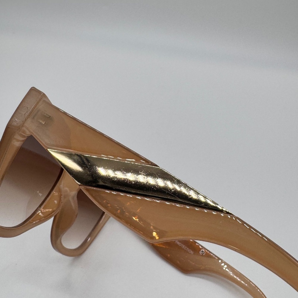 Beige Fashion Shades Sunglasses UV400 Protection New Without Box - Picture 7 of 16